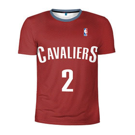 Мужская футболка 3D спортивная с принтом Форма Cavaliers Cleveland красная в Курске, 100% полиэстер с улучшенными характеристиками | приталенный силуэт, круглая горловина, широкие плечи, сужается к линии бедра | nba