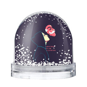 Снежный шар с принтом Control is an illusion в Курске, Пластик | Изображение внутри шара печатается на глянцевой фотобумаге с двух сторон | mister | robot | мистер робот