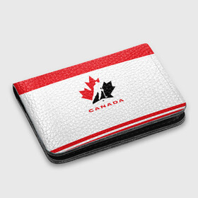 Картхолдер с принтом с принтом TEAM CANADA в Курске, натуральная матовая кожа | размер 7,3 х 10 см; кардхолдер имеет 4 кармана для карт; | 2017 | canada | team | teamcanada | канада | мира | россия | хоккей | чемпионат | чм2017