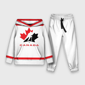 Детский костюм 3D (с толстовкой) с принтом TEAM CANADA в Курске,  |  | 2017 | canada | team | teamcanada | канада | мира | россия | хоккей | чемпионат | чм2017