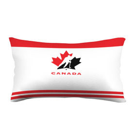 Подушка 3D антистресс с принтом TEAM CANADA в Курске, наволочка — 100% полиэстер, наполнитель — вспененный полистирол | состоит из подушки и наволочки на молнии | Тематика изображения на принте: 2017 | canada | team | teamcanada | канада | мира | россия | хоккей | чемпионат | чм2017
