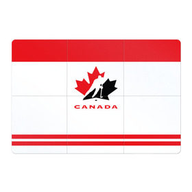 Магнитный плакат 3Х2 с принтом TEAM CANADA в Курске, Полимерный материал с магнитным слоем | 6 деталей размером 9*9 см | Тематика изображения на принте: 2017 | canada | team | teamcanada | канада | мира | россия | хоккей | чемпионат | чм2017