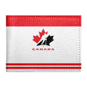 Обложка для студенческого билета с принтом TEAM CANADA в Курске, натуральная кожа | Размер: 11*8 см; Печать на всей внешней стороне | 2017 | canada | team | teamcanada | канада | мира | россия | хоккей | чемпионат | чм2017