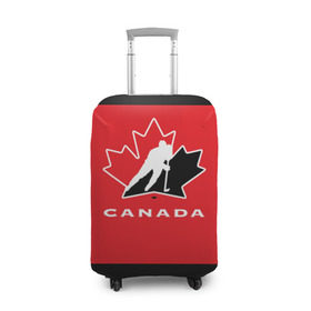 Чехол для чемодана 3D с принтом TEAM CANADA в Курске, 86% полиэфир, 14% спандекс | двустороннее нанесение принта, прорези для ручек и колес | Тематика изображения на принте: 2017 | canada | hochey | team | teamcanada | канада | мира | россия | хоккей | чемпионат | чм2017