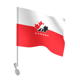 Флаг для автомобиля с принтом TEAM CANADA в Курске, 100% полиэстер | Размер: 30*21 см | 2017 | canada | hochey | team | teamcanada | канада | мира | россия | хоккей | чемпионат | чм2017