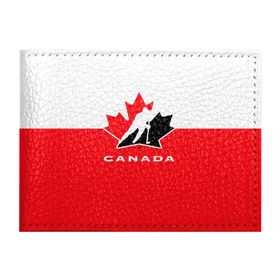 Обложка для студенческого билета с принтом TEAM CANADA в Курске, натуральная кожа | Размер: 11*8 см; Печать на всей внешней стороне | 2017 | canada | hochey | team | teamcanada | канада | мира | россия | хоккей | чемпионат | чм2017