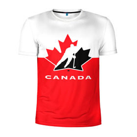 Мужская футболка 3D спортивная с принтом TEAM CANADA в Курске, 100% полиэстер с улучшенными характеристиками | приталенный силуэт, круглая горловина, широкие плечи, сужается к линии бедра | 2017 | canada | hochey | team | teamcanada | канада | мира | россия | хоккей | чемпионат | чм2017