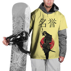 Накидка на куртку 3D с принтом Японский самурай (честь) в Курске, 100% полиэстер |  | meiyo | самурай | япония