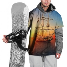 Накидка на куртку 3D с принтом Фрегат в Курске, 100% полиэстер |  | 3d | blue | брызги | вмф | вода | военный | волны | исторический | капли | корабль | лето | море | моряк | океан | природа | фрегат | шторм