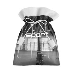 Подарочный 3D мешок с принтом Спортзал в Курске, 100% полиэстер | Размер: 29*39 см | crossfit | атлетика | зал | качалка | кроссфит | тренажер | тяжелая | фитнес