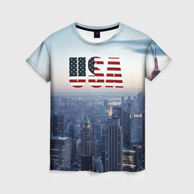 Женская футболка 3D с принтом Город New York в Курске, 100% полиэфир ( синтетическое хлопкоподобное полотно) | прямой крой, круглый вырез горловины, длина до линии бедер | new york | америка | бейсбол | буквы n y | город | классная | логотип | мегаполис | надпись | нью йорк | нью йорк янкиз | прикольная картинка | сша | штаты | я люблю красивая | янки