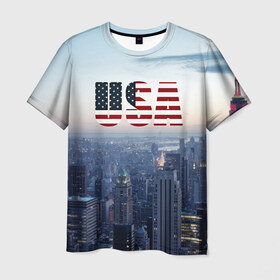 Мужская футболка 3D с принтом Город New York в Курске, 100% полиэфир | прямой крой, круглый вырез горловины, длина до линии бедер | new york | америка | бейсбол | буквы n y | город | классная | логотип | мегаполис | надпись | нью йорк | нью йорк янкиз | прикольная картинка | сша | штаты | я люблю красивая | янки