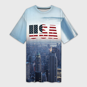 Платье-футболка 3D с принтом Город New York в Курске,  |  | new york | америка | бейсбол | буквы n y | город | классная | логотип | мегаполис | надпись | нью йорк | нью йорк янкиз | прикольная картинка | сша | штаты | я люблю красивая | янки