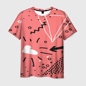 Мужская футболка 3D с принтом pattern story в Курске, 100% полиэфир | прямой крой, круглый вырез горловины, длина до линии бедер | 3d | pop art | triangle | абстракция | геометрия | другие | поп арт | яркие