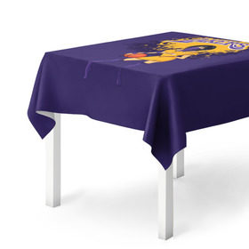Скатерть 3D с принтом Lakers в Курске, 100% полиэстер (ткань не мнется и не растягивается) | Размер: 150*150 см | basketball | cheerleader | girl | lakers | nba | street