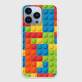 Чехол для iPhone 13 Pro с принтом Лего в Курске,  |  | Тематика изображения на принте: lego | tetris | детальки | лего | разноцветные