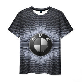 Мужская футболка 3D с принтом BMW шестигранный фон в Курске, 100% полиэфир | прямой крой, круглый вырез горловины, длина до линии бедер | bmw | авто | автомобиль | блатная | бмв | бумер | бэха | геометрия | иномарка | концерн | красивая | марка немецкая | машина | прикольная | пузыри | расцветка | солдат | тачила | форм | шестигранники