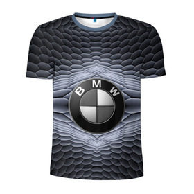 Мужская футболка 3D спортивная с принтом BMW шестигранный фон в Курске, 100% полиэстер с улучшенными характеристиками | приталенный силуэт, круглая горловина, широкие плечи, сужается к линии бедра | bmw | авто | автомобиль | блатная | бмв | бумер | бэха | геометрия | иномарка | концерн | красивая | марка немецкая | машина | прикольная | пузыри | расцветка | солдат | тачила | форм | шестигранники