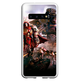 Чехол для Samsung Galaxy S10 с принтом WH40k Angelos в Курске, Силикон | Область печати: задняя сторона чехла, без боковых панелей | dawn | eldar | war | warhammer | wh | wh40k | вархаммер | ваха | эльдар | эльдары