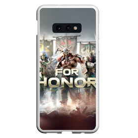 Чехол для Samsung S10E с принтом For honor 4 в Курске, Силикон | Область печати: задняя сторона чехла, без боковых панелей | Тематика изображения на принте: for honor | honor | samurai | templar | viking | vikings | викинг | крестоносец | самурай | тамплиер