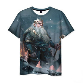 Мужская футболка 3D с принтом Witcher gwent 7 в Курске, 100% полиэфир | прямой крой, круглый вырез горловины, длина до линии бедер | gwent | witcher | ведьмак | гвинт | геральт | гном | краснолюд
