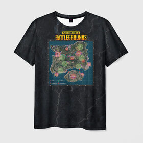 Мужская футболка 3D с принтом Playerunknown`s battlegrounds 2 в Курске, 100% полиэфир | прямой крой, круглый вырез горловины, длина до линии бедер | battleground | battlegrounds | playerunknown