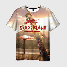 Мужская футболка 3D с принтом Dead island 6 в Курске, 100% полиэфир | прямой крой, круглый вырез горловины, длина до линии бедер | 