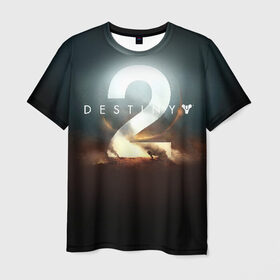 Мужская футболка 3D с принтом Destiny 12 в Курске, 100% полиэфир | прямой крой, круглый вырез горловины, длина до линии бедер | destiny | дестени | дэстэни | космос