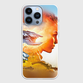 Чехол для iPhone 13 Pro с принтом HZD 3 в Курске,  |  | Тематика изображения на принте: dawn | horizon | zero | роботы