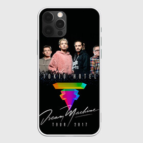 Чехол для iPhone 12 Pro с принтом Tokio Hotel в Курске, силикон | область печати: задняя сторона чехла, без боковых панелей | Тематика изображения на принте: 2017 | dream machine | tokio hotel | билл каулитц | георг листинг | густав шефер | токийский отель | том каулиц