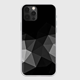 Чехол для iPhone 12 Pro Max с принтом Abstract gray в Курске, Силикон |  | abstraction | абстракция | геометрия | грани | изгиб | линии | полигоны | полосы | постель | розовый | сочетания | текстура | треугольники