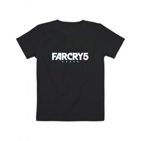 Детская футболка хлопок с принтом Far Cry 5 в Курске, 100% хлопок | круглый вырез горловины, полуприлегающий силуэт, длина до линии бедер | 