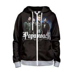 Детская толстовка 3D на молнии с принтом Paparoach 10 в Курске, 100% полиэстер |  манжеты и пояс оформлены широкой мягкой резинкой, двухслойный капюшон со шнурком для регулировки, спереди карманы и застежка-молния
 | papa | papa roach | roach | альтернативный | группа | джекоби шэддикс | джерри хортон | метал | ню | нюметал | палермо | папа | папароач | папароч | роач | рок | роч | рэп | хард | хардрок | эсперанс