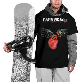 Накидка на куртку 3D с принтом Paparoach 11 в Курске, 100% полиэстер |  | Тематика изображения на принте: 