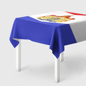 Скатерть 3D с принтом Флаг и герб Голландии в Курске, 100% полиэстер (ткань не мнется и не растягивается) | Размер: 150*150 см | амстердам | голландия | европа