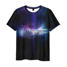 Мужская футболка 3D с принтом Evanescence 2 в Курске, 100% полиэфир | прямой крой, круглый вырез горловины, длина до линии бедер | evanescence | fallen | the open door | джен маджура | иванесенс | тим маккорд | трой маклоухорн | уилл хант | эванесенс | эми ли
