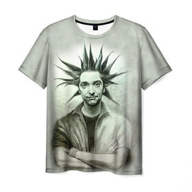 Мужская футболка 3D с принтом Горшок в Курске, 100% полиэфир | прямой крой, круглый вырез горловины, длина до линии бедер | арт | киш. король и шут. горшенев