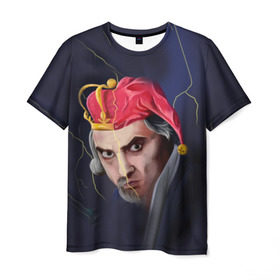 Мужская футболка 3D с принтом Горшенёв в Курске, 100% полиэфир | прямой крой, круглый вырез горловины, длина до линии бедер | Тематика изображения на принте: горшек | горшок | киш | король и шут
