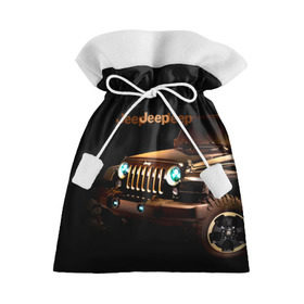 Подарочный 3D мешок с принтом Jeep в Курске, 100% полиэстер | Размер: 29*39 см | brand | car | chrysler | jeep | logo | usa | автомобиль | джип | крайслер | логотип | марка | сша