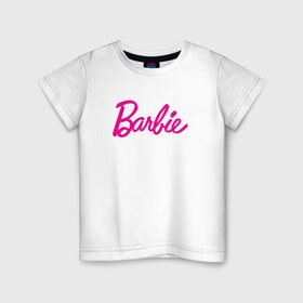 Детская футболка хлопок с принтом Барби 3 в Курске, 100% хлопок | круглый вырез горловины, полуприлегающий силуэт, длина до линии бедер | barbie | барби | девочка | девушка | кукла