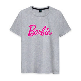 Мужская футболка хлопок с принтом Барби 3 в Курске, 100% хлопок | прямой крой, круглый вырез горловины, длина до линии бедер, слегка спущенное плечо. | barbie | барби | девочка | девушка | кукла