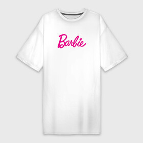 Платье-футболка хлопок с принтом Барби 3 в Курске,  |  | Тематика изображения на принте: barbie | барби | девочка | девушка | кукла