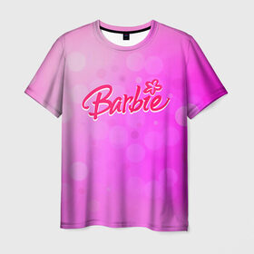 Мужская футболка 3D с принтом Барби 5 в Курске, 100% полиэфир | прямой крой, круглый вырез горловины, длина до линии бедер | Тематика изображения на принте: barbie | барби | девочка | девушка | кукла