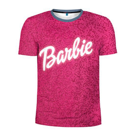 Мужская футболка 3D спортивная с принтом Барби 7 в Курске, 100% полиэстер с улучшенными характеристиками | приталенный силуэт, круглая горловина, широкие плечи, сужается к линии бедра | Тематика изображения на принте: barbie | барби | девочка | девушка | кукла