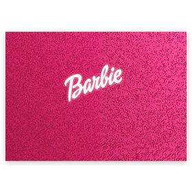 Поздравительная открытка с принтом Барби 7 в Курске, 100% бумага | плотность бумаги 280 г/м2, матовая, на обратной стороне линовка и место для марки
 | barbie | барби | девочка | девушка | кукла