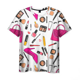 Мужская футболка 3D с принтом Барби 9 в Курске, 100% полиэфир | прямой крой, круглый вырез горловины, длина до линии бедер | Тематика изображения на принте: barbie | барби | девочка | девушка | кукла