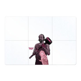 Магнитный плакат 3Х2 с принтом ЧерноБог в Курске, Полимерный материал с магнитным слоем | 6 деталей размером 9*9 см | американские боги | бог зла | молот | чернобог