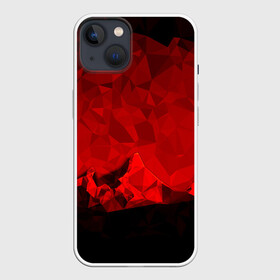 Чехол для iPhone 13 с принтом crystal abstract в Курске,  |  | abstract | gray | lowpoly | polygon | triangle | абстракция | геометрия | полигоны | треугольники