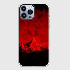 Чехол для iPhone 13 Pro Max с принтом crystal abstract в Курске,  |  | Тематика изображения на принте: abstract | gray | lowpoly | polygon | triangle | абстракция | геометрия | полигоны | треугольники