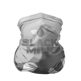Бандана-труба 3D с принтом Black Milk Серый Камуфляж в Курске, 100% полиэстер, ткань с особыми свойствами — Activecool | плотность 150‒180 г/м2; хорошо тянется, но сохраняет форму | Тематика изображения на принте: black milk | camo | camouflage | gray | pattern | камо | кмуфляж | серый | узор | черное молоко